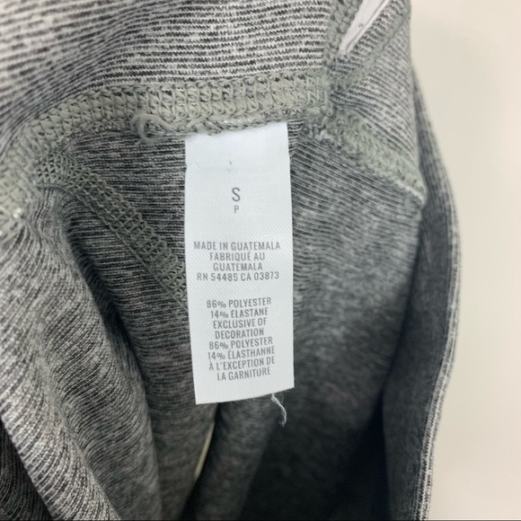 Aerie High Rise Gray White Mesh Insert 7/8 Leggings Size Small - Picture 8 of 11